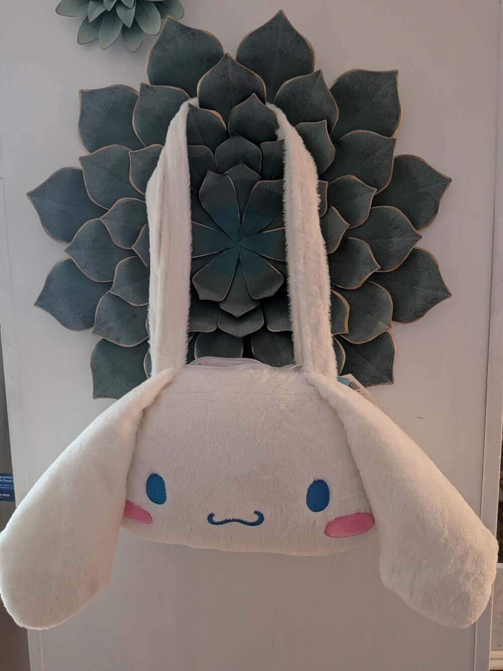 Sanrio Cinnamoroll Big Face Plush Tote Bag Hot Topic